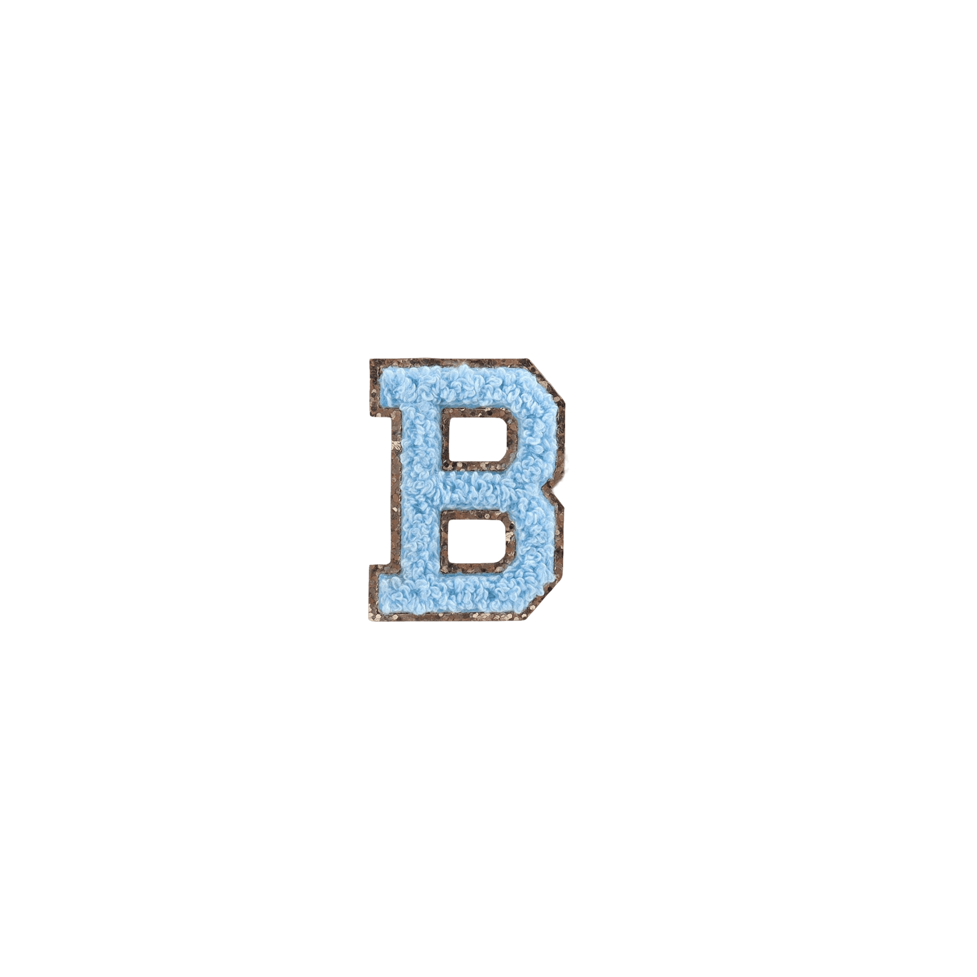 light blue letter b