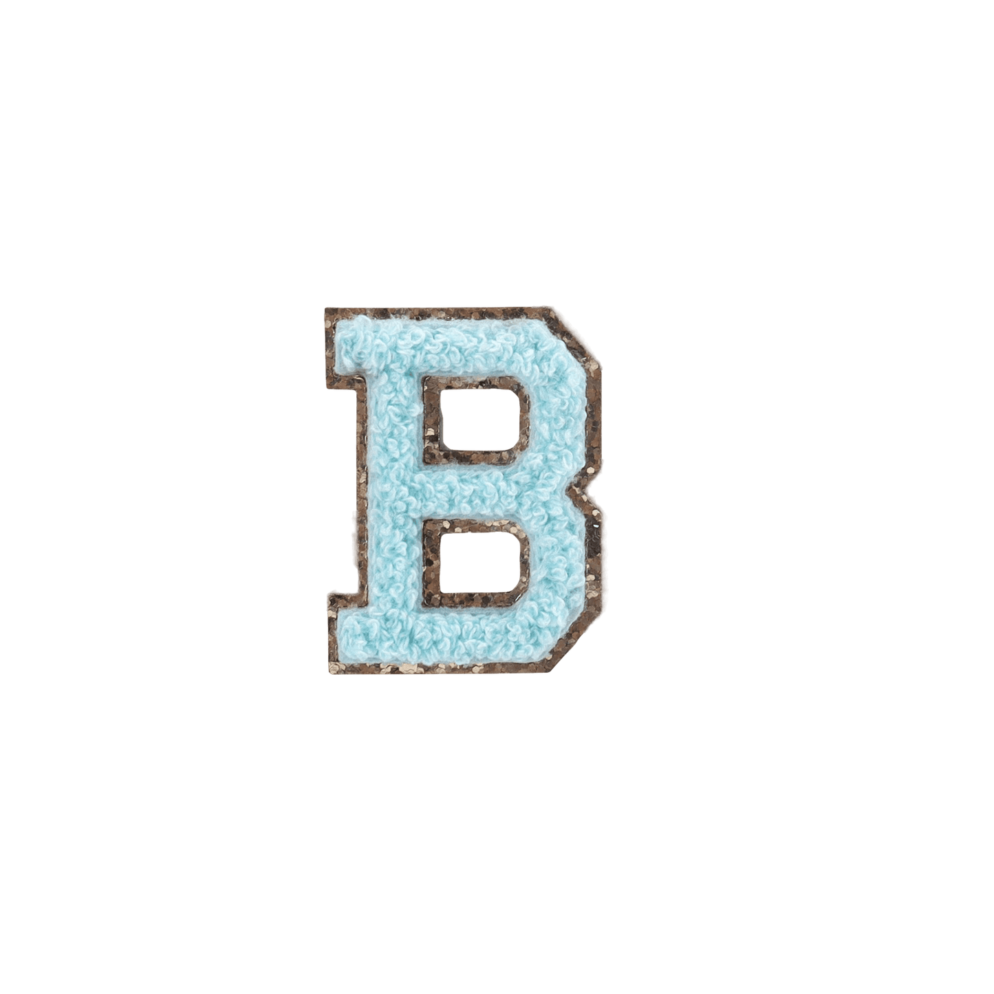 light blue letter b