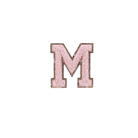 M Letter Patches