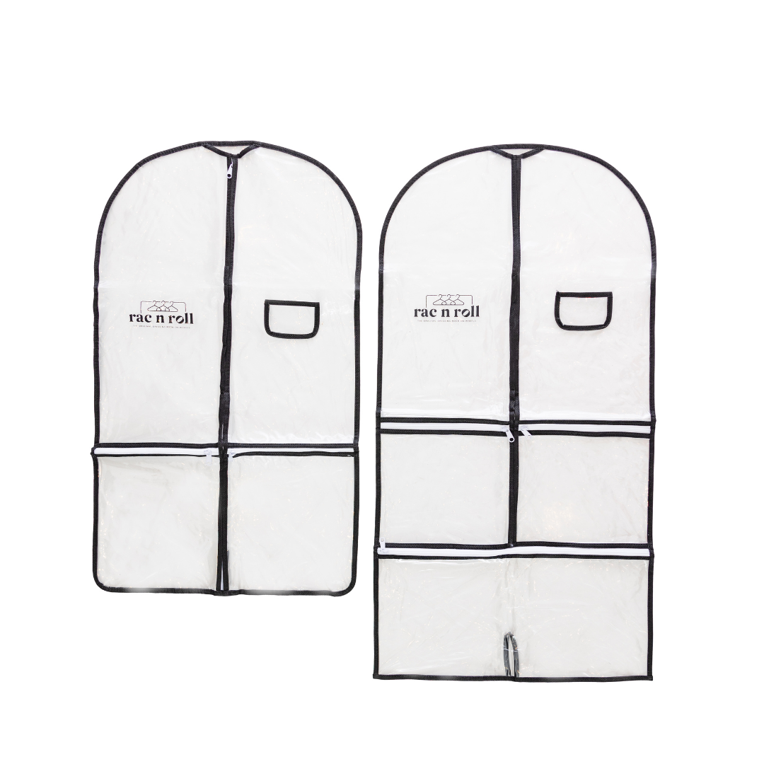 Buy Foldable Carry On Garment Bag Fit 3 Suits, 44-inch Suit Bag for Travel  and Business Trips with Shoulder Strap at Amazon.in