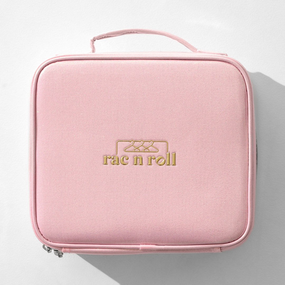 Halo Cosmetic Bags with LED Mirror