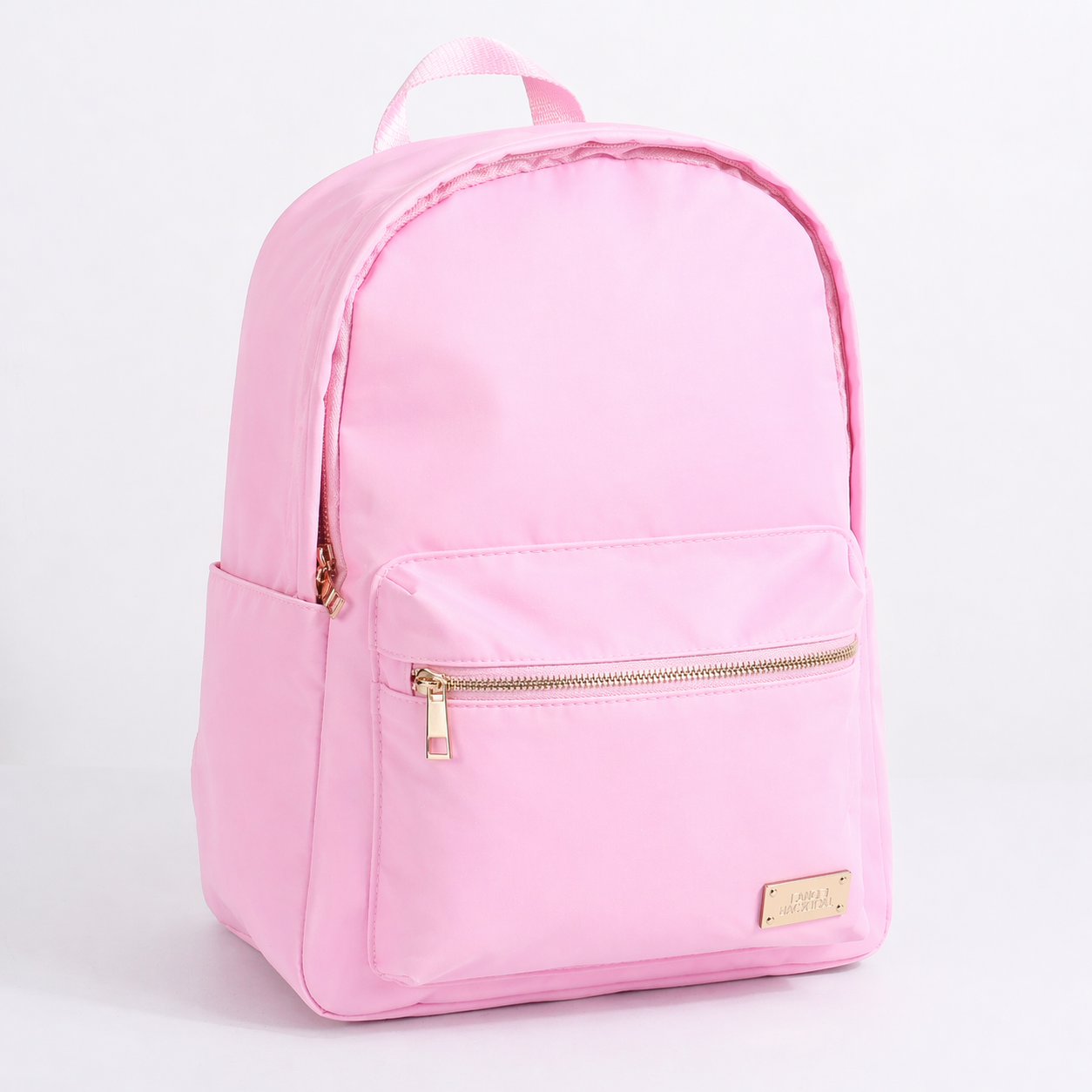 asos design laptop backpack with rose gold detail Rac n Roll Backpack Pink