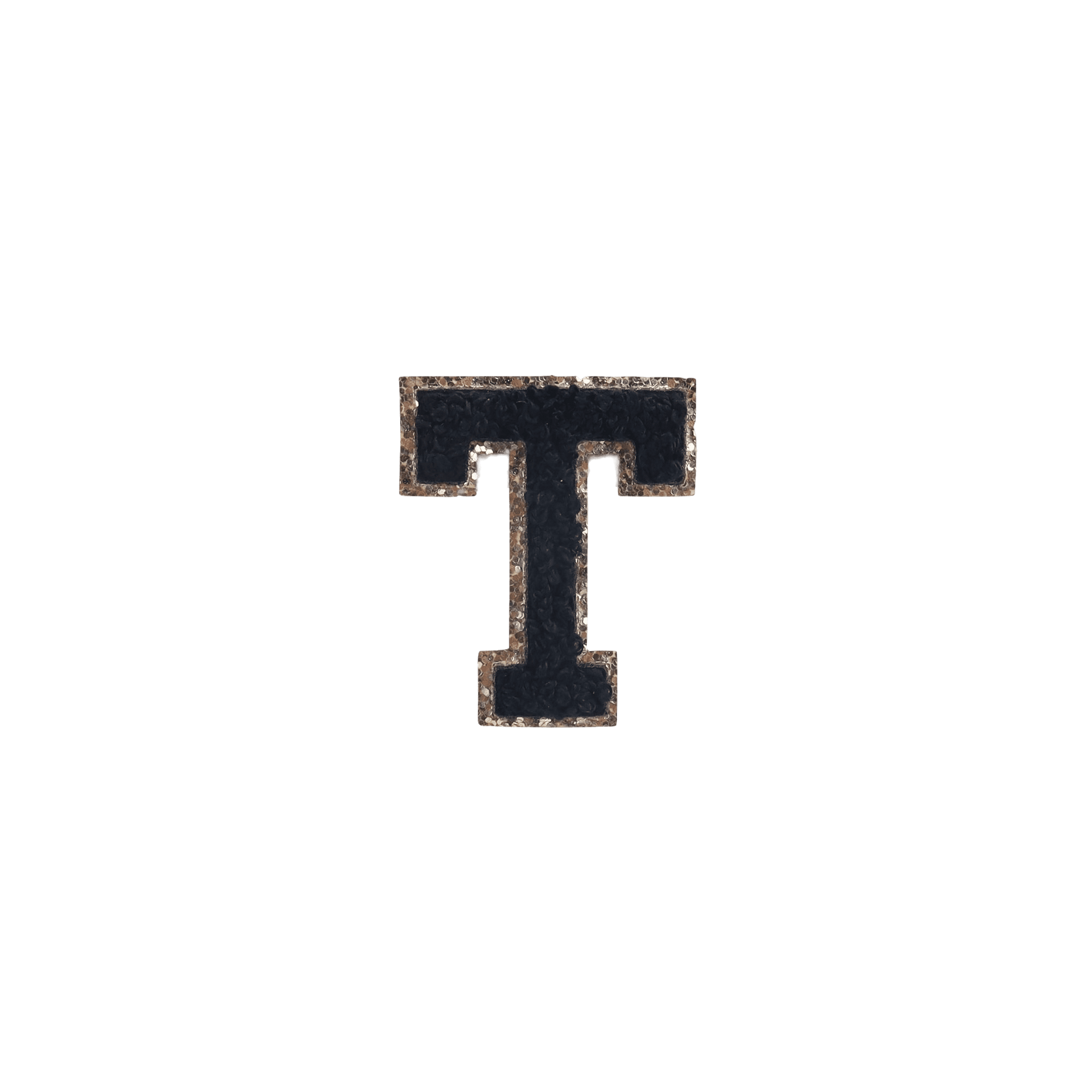 Patch Toppa - Lettera F - Tgl circa 6cm x 4cm - 21736 Nero Patch Toppa - Lettera F - Tgl circa 6cm x 4cm - 21736 Nero
