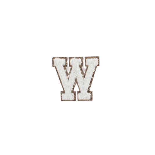 W Letter Patches